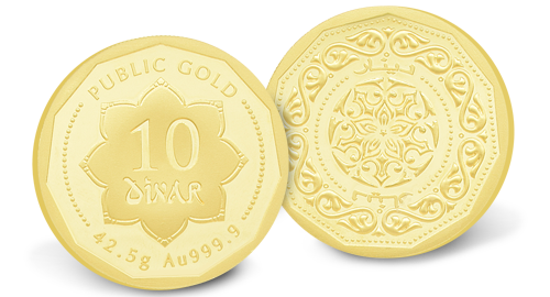 10 Dinar Public Gold