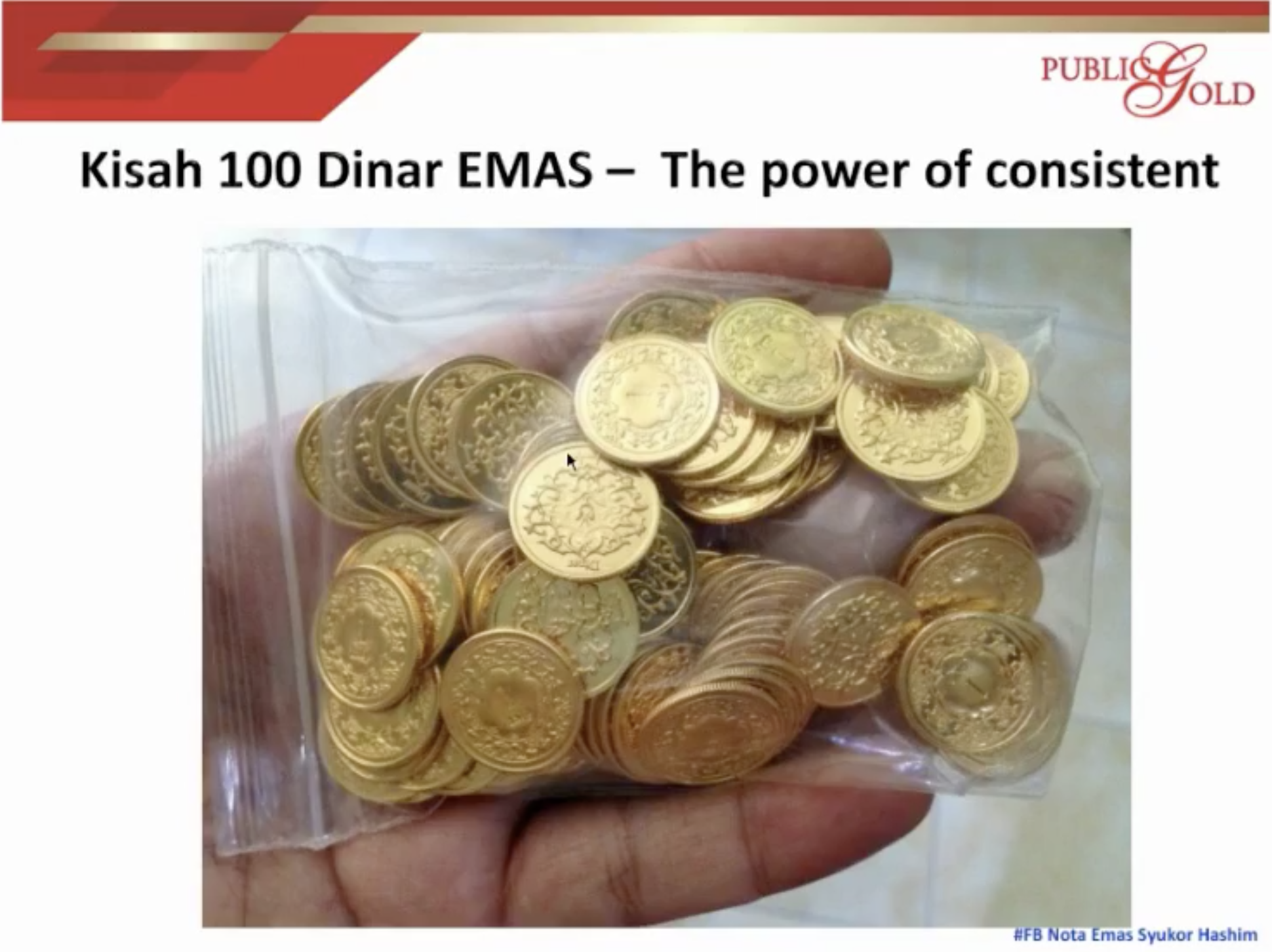 Kisah 1 Dinar Emas