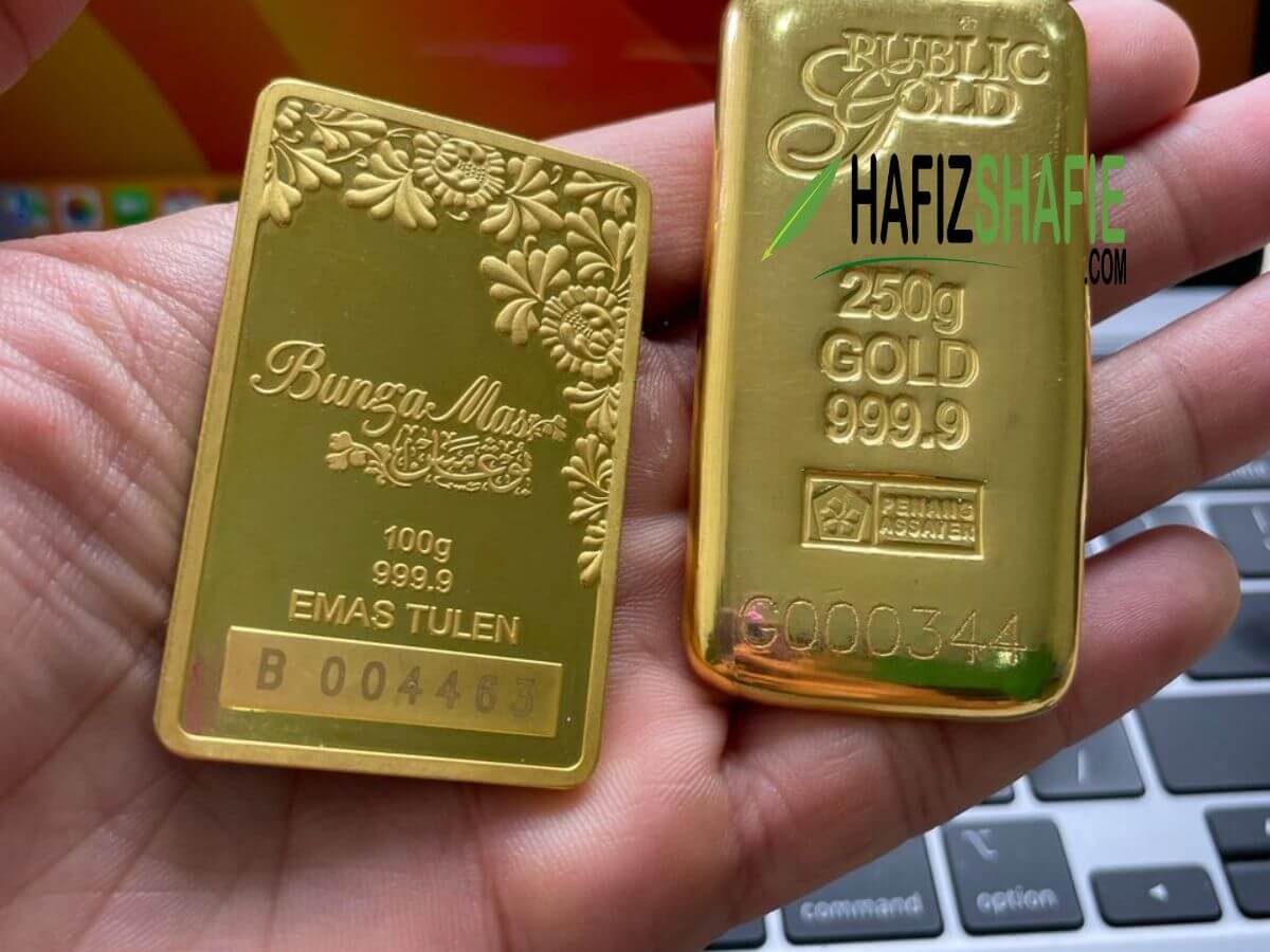 Goldbar 250gram dan 100gram